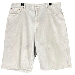 Levis 569 Loose Straight Denim Shorts Men W38 Relaxed Skater Streetwear Classic